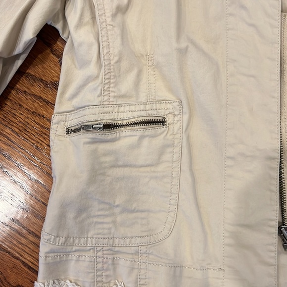 City UNLTD Nordstrom Bomber Style Jean Jacket 8 - Picture 3 of 4